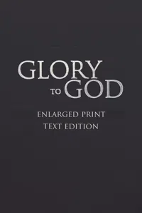 Glory to God: Words-Only Enlarged Print Edition_cover