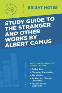 Study Guide to The Stranger and Other Works by Albert Camus_cover
