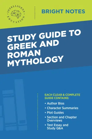 Study Guide to Greek and Roman Mythology