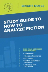 Study Guide to How to Analyze Fiction_cover