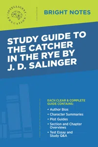 Study Guide to The Catcher in the Rye by J.D. Salinger_cover