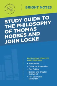 Study Guide to The Philosophy of Thomas Hobbes and John Locke_cover