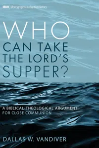 Who Can Take the Lord's Supper?_cover