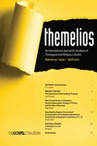 Themelios, Volume 35, Issue 1_cover