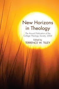 New Horizons in Theology_cover