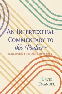An Intertextual Commentary to the Psalter_cover