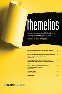 Themelios, Volume 38, Issue 2_cover