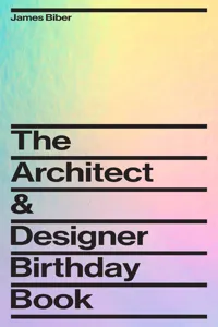 The Architect and Designer Birthday Book_cover