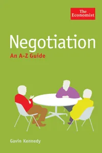 The Economist: Negotiation: An A-Z Guide_cover