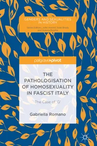 The Pathologisation of Homosexuality in Fascist Italy_cover