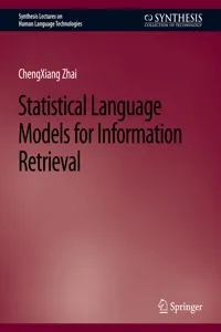 Statistical Language Models for Information Retrieval_cover