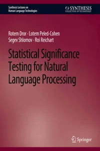 Statistical Significance Testing for Natural Language Processing_cover