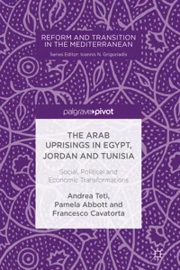 The Arab Uprisings in Egypt, Jordan and Tunisia_cover