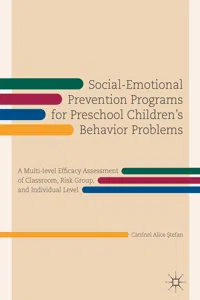 Social-Emotional Prevention Programs for Preschool Children's Behavior Problems_cover