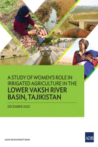 A Study of Women's Role in Irrigated Agriculture in the Lower Vaksh River Basin, Tajikistan_cover