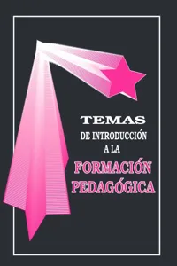 Temas de introducción a la formación pedagógica_cover