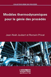 Modèles thermodynamiques pour le génie des procédés_cover