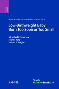 Low-Birthweight Baby: Born Too Soon or Too Small_cover