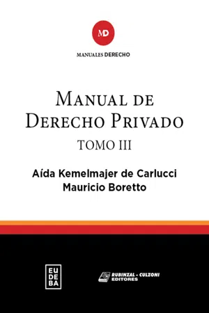 Manual de Derecho Privado. Tomo III