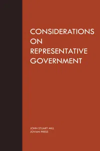 Considerations on Representative Government_cover