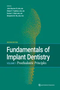 Fundamentals of Implant Dentistry, Second Edition_cover