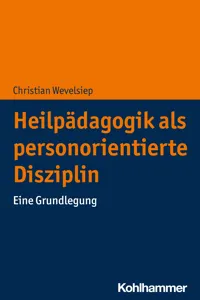 Heilpädagogik als personorientierte Disziplin_cover