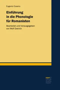 Einführung in die Phonologie für Romanisten_cover