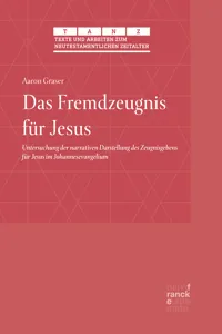 Das Fremdzeugnis für Jesus_cover