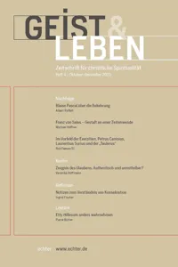 Geist & Leben 4/2023_cover