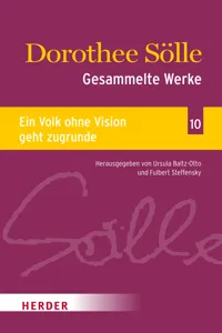 Gesammelte Werke Band 10: Ein Volk ohne Vision geht zugrunde_cover