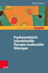 Psychoanalytisch-interaktionelle Therapie struktureller Störungen_cover