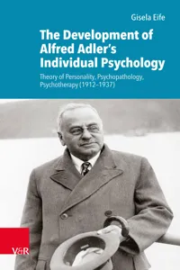 The Development of Alfred Adler's Individual Psychology_cover
