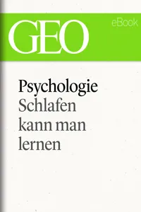 Pychologie: Schlafen kann man lernen (GEO eBook Single)_cover