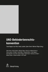 UNO-Behindertenrechtskonvention_cover