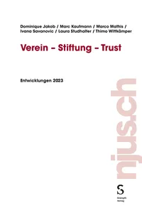 Verein - Stiftung - Trust_cover