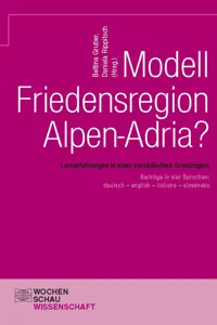 Modell Friedensregion Alpen-Adria?_cover