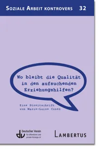 Wo bleibt die Qualität in den aufsuchenden Erziehungshilfen?_cover