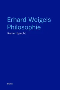 Erhard Weigels Philosophie_cover