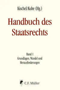 Handbuch des Staatsrechts - Neuausgabe_cover