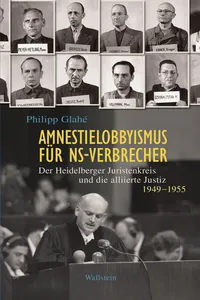 Amnestielobbyismus für NS-Verbrecher_cover