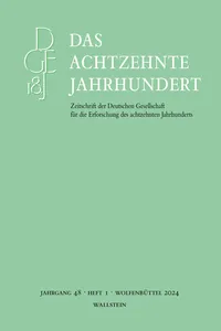 Das achtzehnte Jahrhundert 48/1_cover