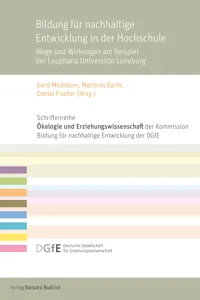 Bildung für nachhaltige Entwicklung in der Hochschule_cover