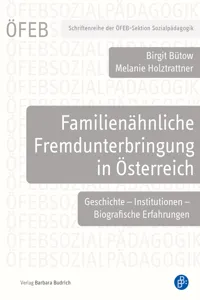 Familienähnliche Fremdunterbringung in Österreich_cover