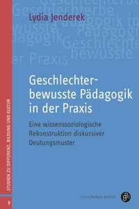 Geschlechterbewusste Pädagogik in der Praxis_cover