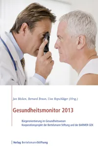 Gesundheitsmonitor 2013_cover