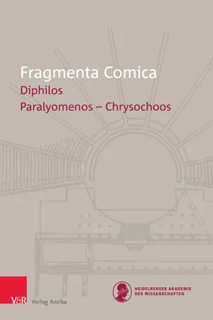 FrC 25.2 Diphilos frr. 59-85