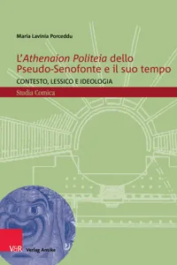 L'Athenaion Politeia dello Pseudo-Senofonte e il suo tempo_cover