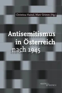 Antisemitismus in Österreich nach 1945_cover