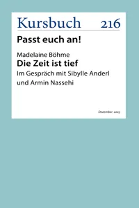 Die Zeit ist tief_cover