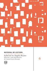 Isabel de los Ángeles Ruano. Material de Lectura, núm. 6._cover